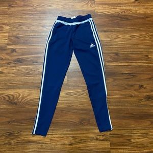 ADIDAS Blue and White Joggers